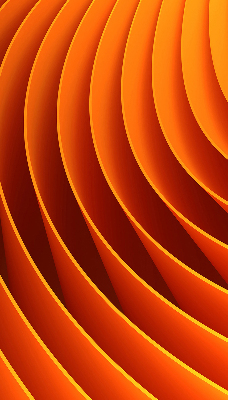 Blackout roller blind for window Orange abstraction