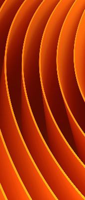 Blackout roller blind for window Orange abstraction