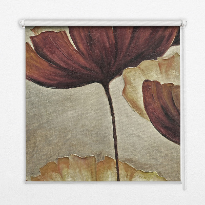 Blackout roller blind Flowers
