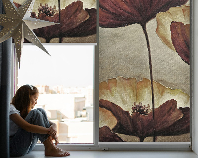 Blackout roller blind Flowers