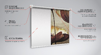 Blackout roller blind Flowers