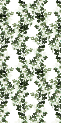 Blackout roller blind for window Leaves