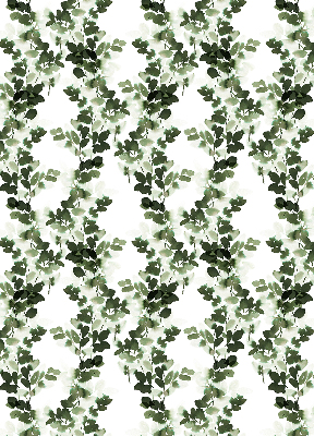 Blackout roller blind for window Leaves