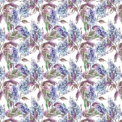 Blackout roller blind summer flowers design