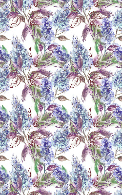 Blackout roller blind for window Summer flowers