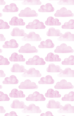 Fabric roller blind for window Pink clouds