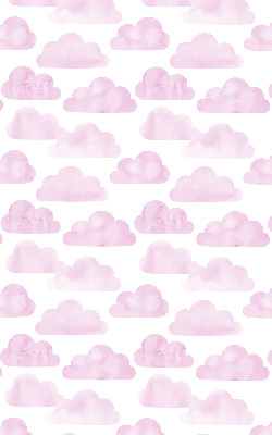 Fabric roller blind for window Pink clouds
