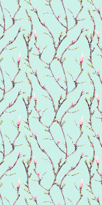 Fabric roller blind for window Twigs
