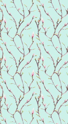 Fabric roller blind for window Twigs