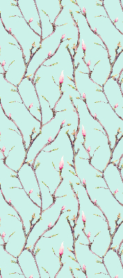 Fabric roller blind for window Twigs