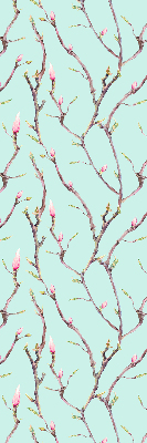 Fabric roller blind for window Twigs