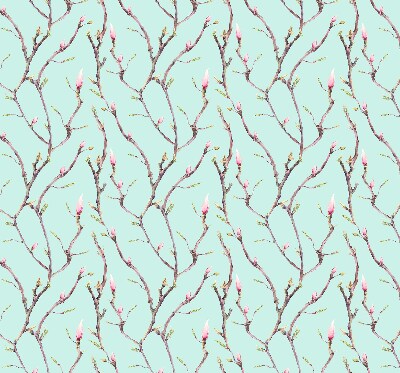 Fabric roller blind for window Twigs