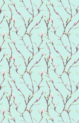 Fabric roller blind for window Twigs