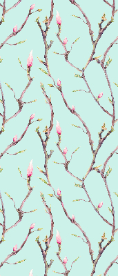 Fabric roller blind for window Twigs