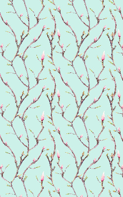 Fabric roller blind for window Twigs