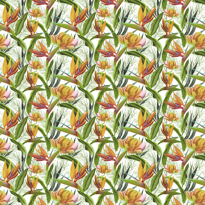 Blackout roller blind Exotic plants