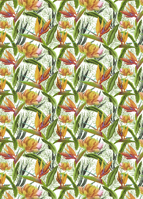 Blackout roller blind Exotic plants