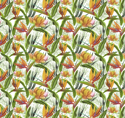 Blackout roller blind Exotic plants