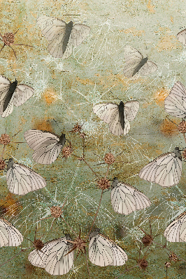 Fabric roller blind for window Butterflies in the meadow