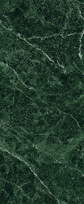 Fabric roller blind for window Green marble