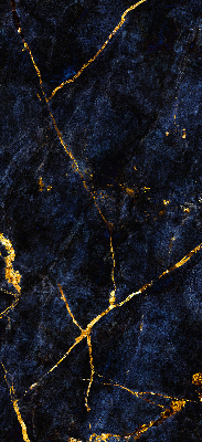 Blackout roller blind Navy blue marble