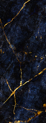 Blackout roller blind Navy blue marble