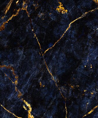 Blackout roller blind Navy blue marble