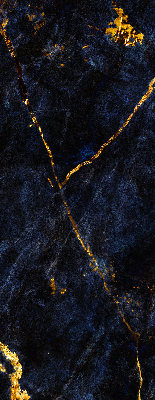 Blackout roller blind Navy blue marble