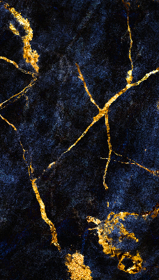 Blackout roller blind Navy blue marble