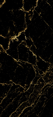 Fabric roller blind for window Black marble