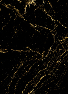 Fabric roller blind for window Black marble