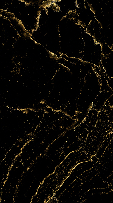 Fabric roller blind for window Black marble