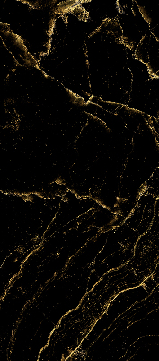Fabric roller blind for window Black marble