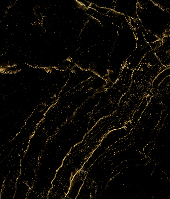 Fabric roller blind for window Black marble