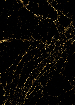Fabric roller blind for window Black marble