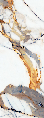 Fabric roller blind for window marble pattern