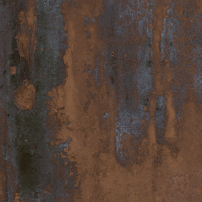 Blackout roller blind for window Rusty sheet metal