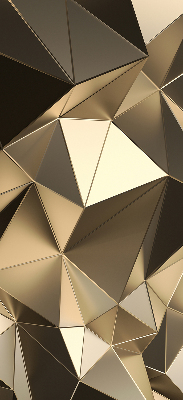 Blackout roller blind Golden triangles
