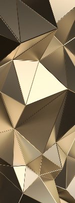 Blackout roller blind Golden triangles