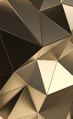 Blackout roller blind Golden triangles