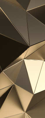 Blackout roller blind Golden triangles