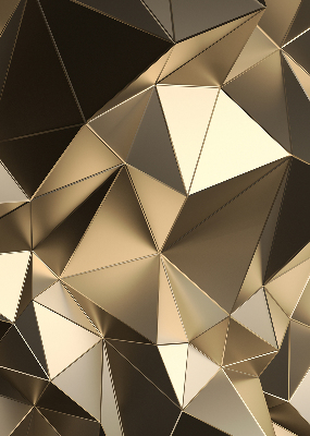 Blackout roller blind Golden triangles