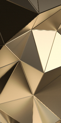 Blackout roller blind Golden triangles