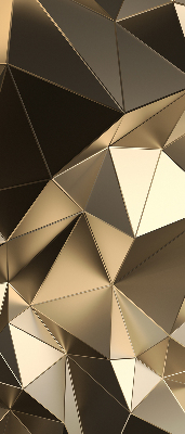 Blackout roller blind Golden triangles