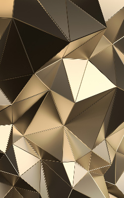 Blackout roller blind Golden triangles