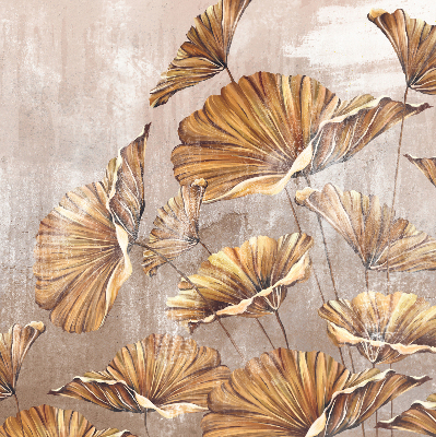 Fabric roller blind for window Plants