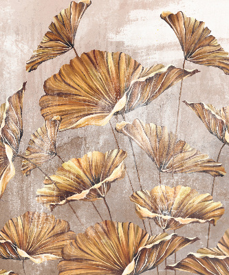 Fabric roller blind for window Plants