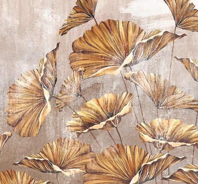 Fabric roller blind for window Plants