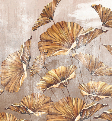 Fabric roller blind for window Plants