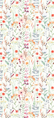 Blackout roller blind Colorful flowers